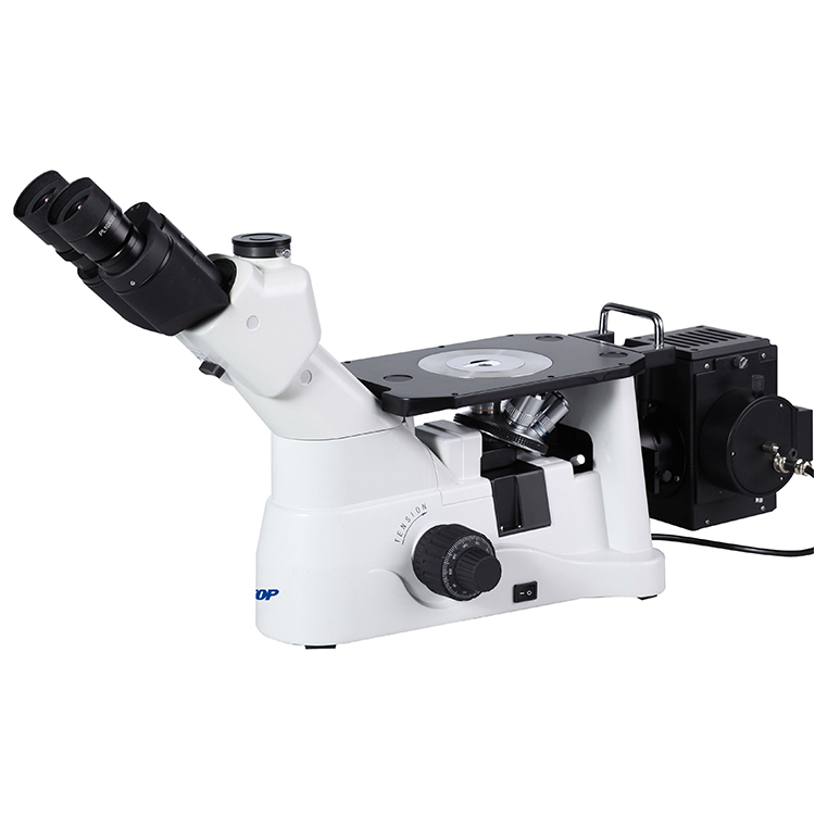 A13.303-AW Large trinocular inverted metallurgical microscope