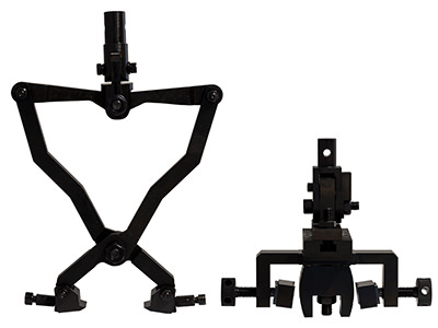 Device for determining the fastening strength of medium and high heels (up to 3 kN)