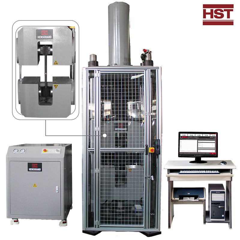 WAW-F Series single space electro-hydraulic servo tensile universal testing machine UTM with action side grip