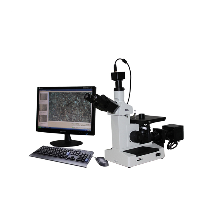 4XCE Trinocular Inverted Optical Metallurgical Microscope with Camera and CCD