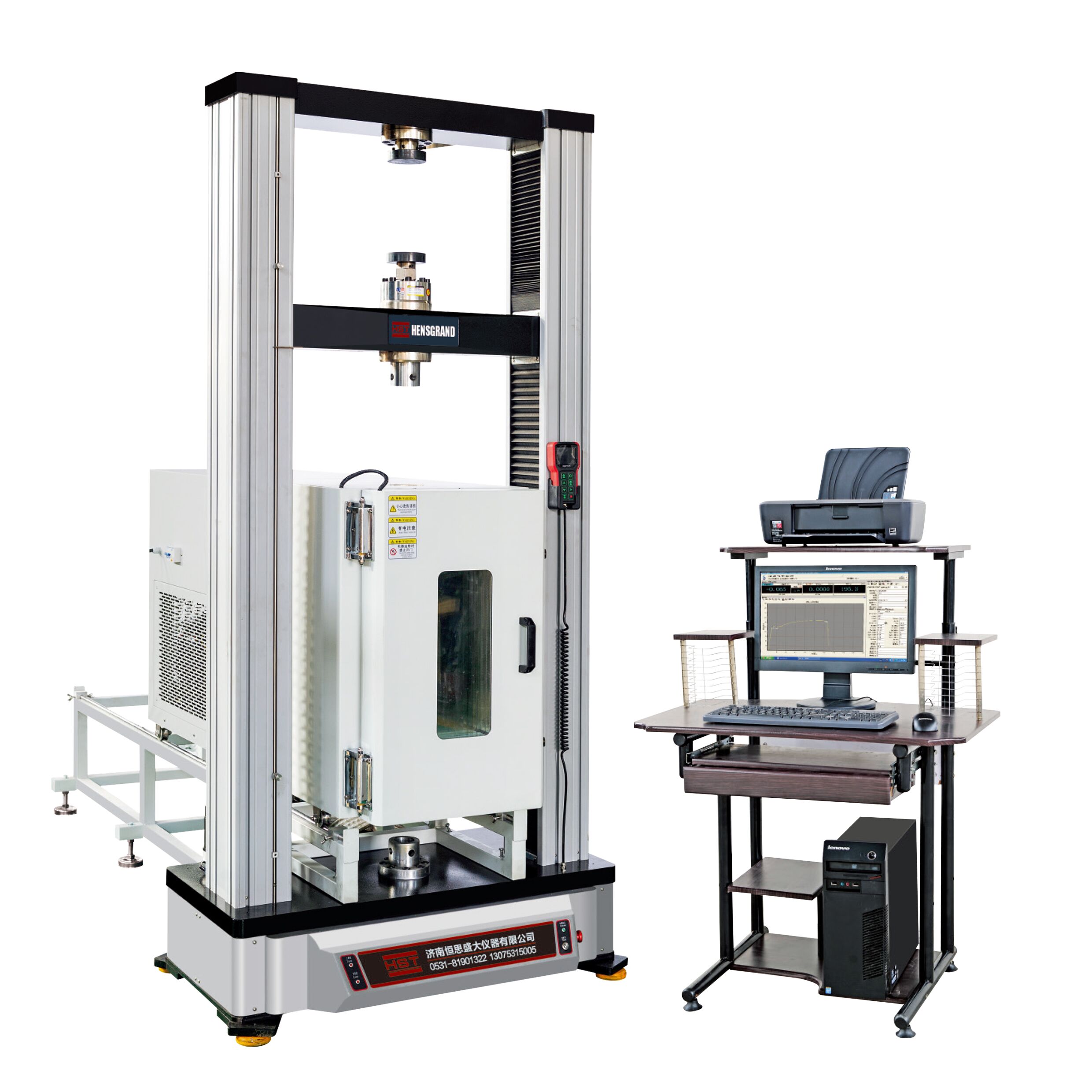WDWHLT 200KN 300KN 20T 30T High and Low Temperature Tensile Testing
