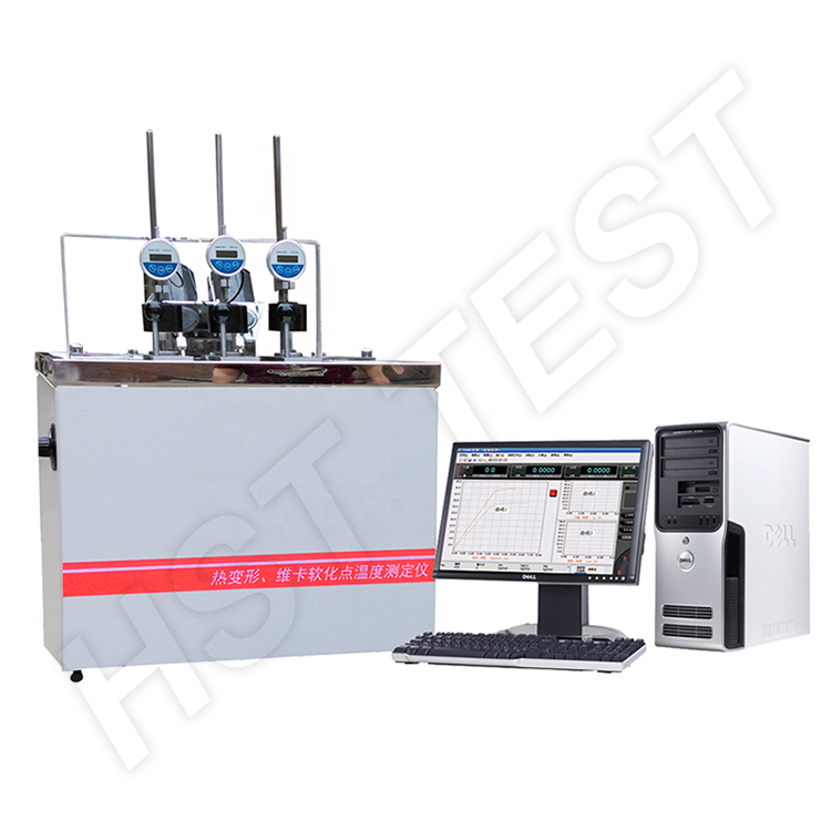 HDTV3003W Plastic VST Softening Point Tester Vicat HDT Tester