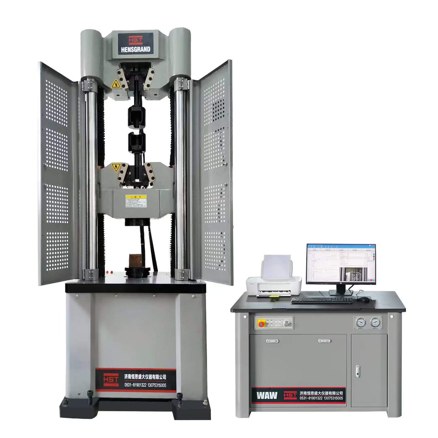 Servo Controlled Bolt Tensile Testing Machine