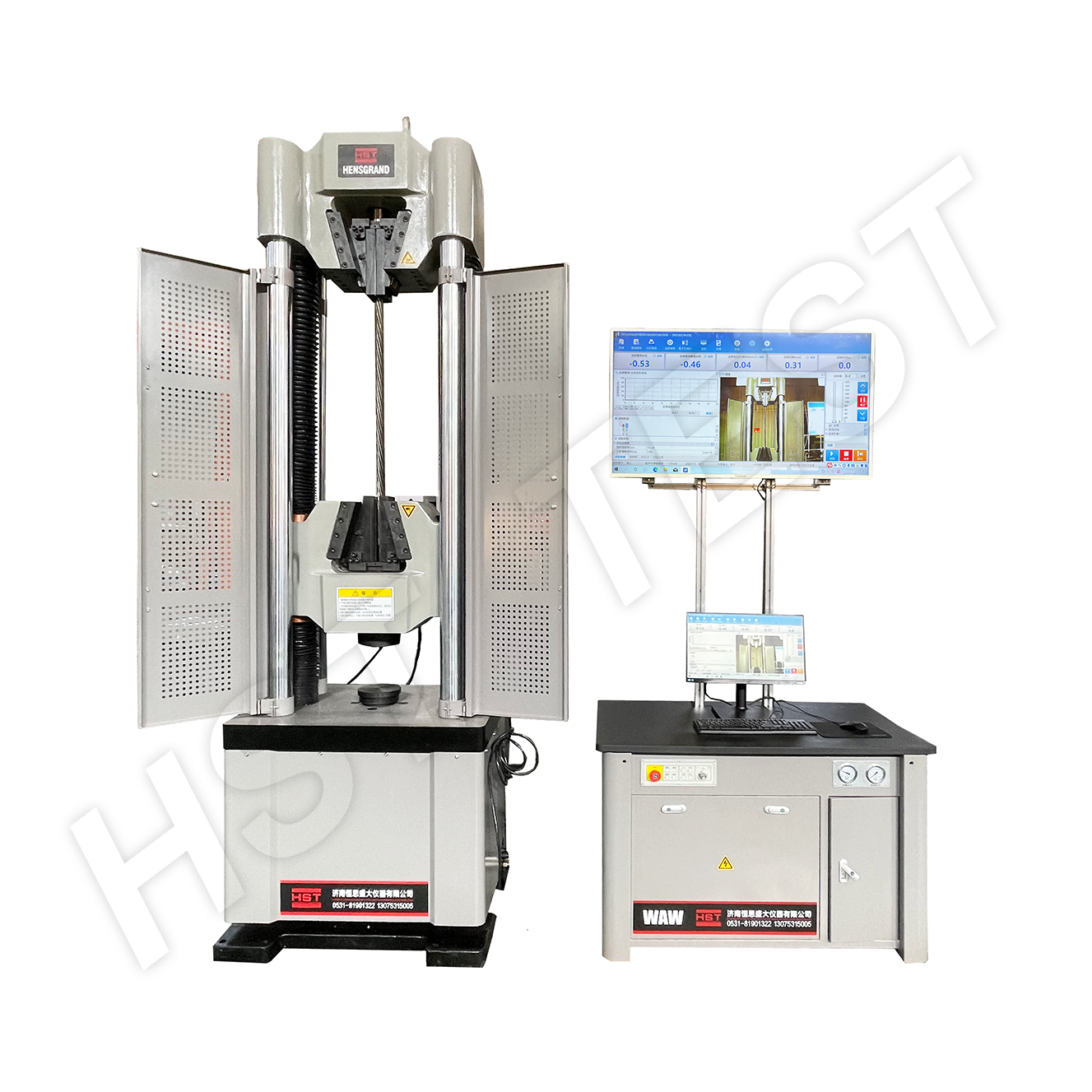 LAW SERIES Computer-Controlled Electro-hydraulic Servo Steel strand Tensile Testing Machine