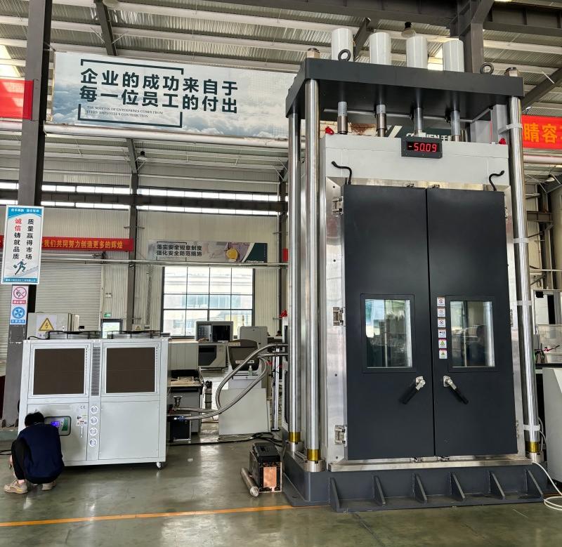 GB/T 5170.2-Compliant Vertical Four-Station Thermo-Mechanical Tensile Testing Machine Revolutionizes Insulator Quality Assurance