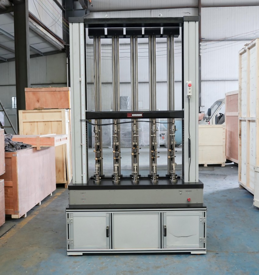 Revolutionize Material Testing with Our 5-Station Electronic Universal Testing Machine #materialtest