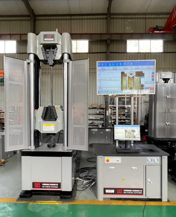 Advanced LAW-E Computerized Tensile Tester for 1x7 Steel Strand - ASTM A416 Compliant