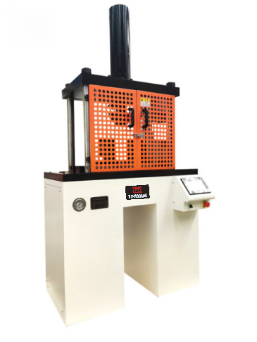 Hydraulic steel plate bending test machine